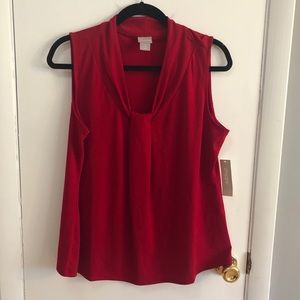 Red Sleeveless Tank